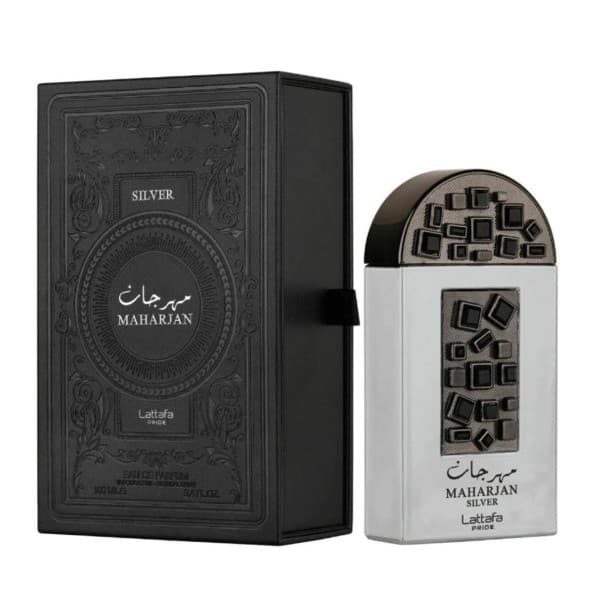 Lattafa maharjan silver eau de parfum 100ml vaporizador