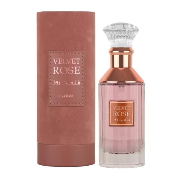 Lattafa velvet rose eau de parfum 100ml vaporizador