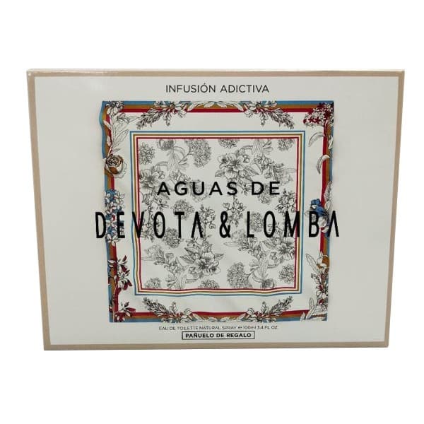 Devota lomba aguas de devota lomba eau de toilette infusion adictiva 100ml + pañuelo 1u