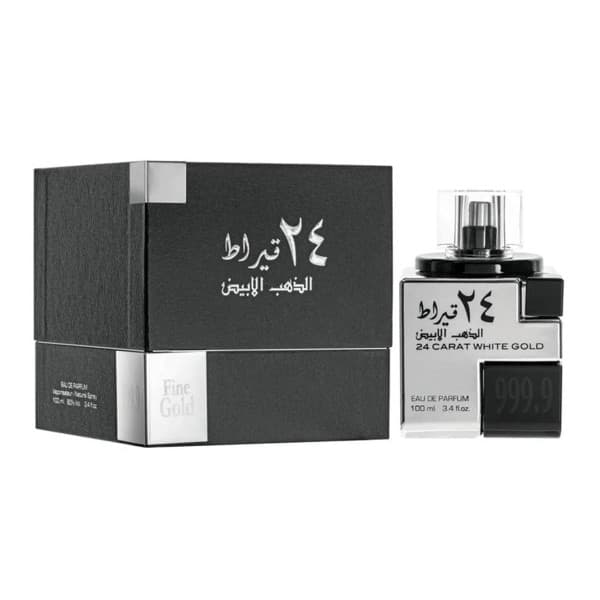 Lattafa 24 carat white gold eau de parfum 100ml vaporizador