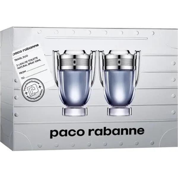 Paco rabanne invictus eau de toilette travel duo 50ml vaporizador
